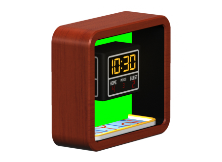 Detail Hockey Goal Light Alarm Clock Nomer 25
