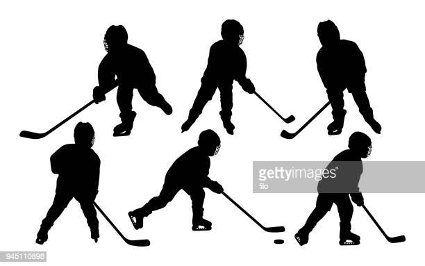 Detail Hockey Player Silhouette Vector Free Nomer 23