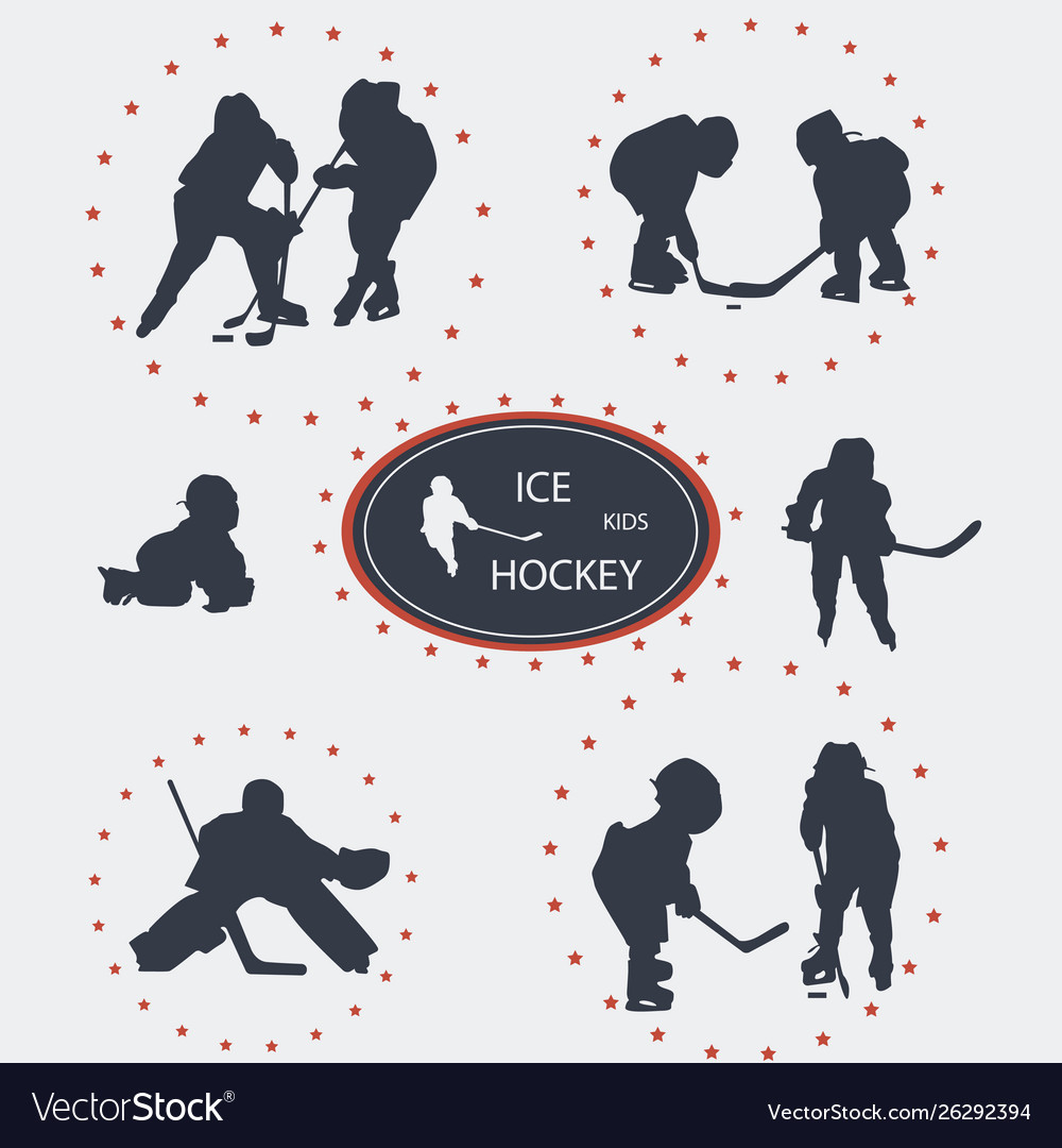 Detail Hockey Player Silhouette Vector Free Nomer 46