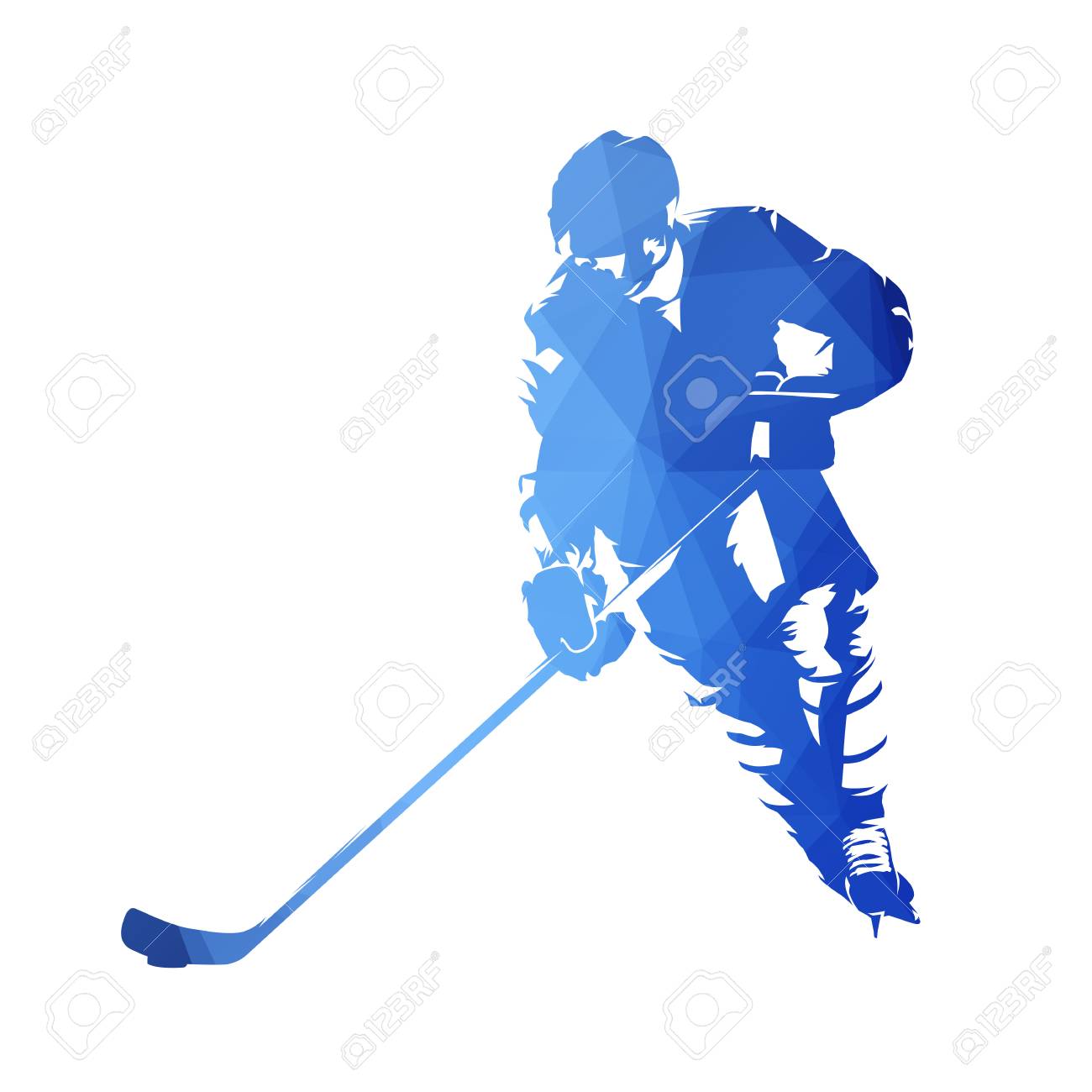 Detail Hockey Player Silhouette Vector Free Nomer 47