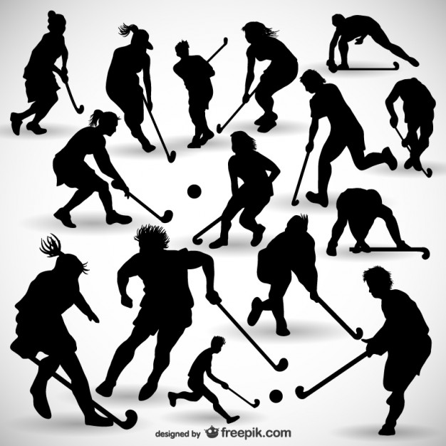 Detail Hockey Player Silhouette Vector Free Nomer 48
