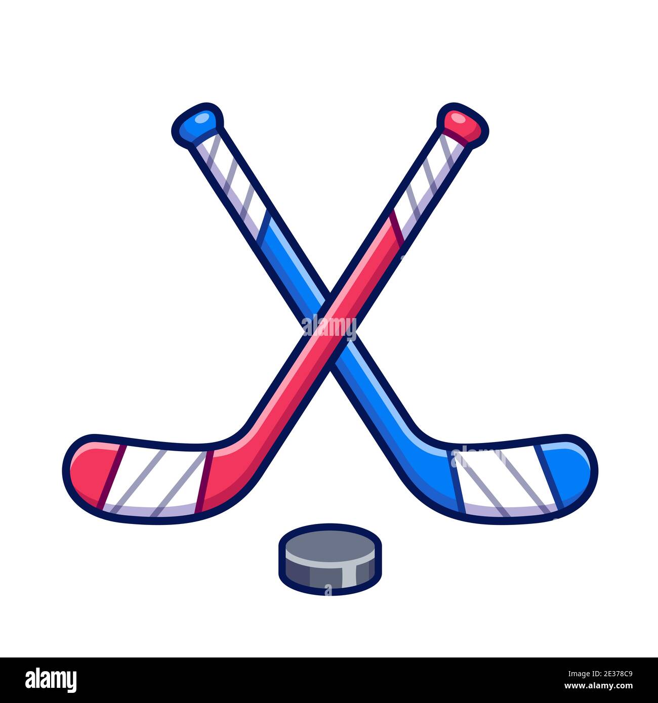 Detail Hockey Stick Clip Art Nomer 13