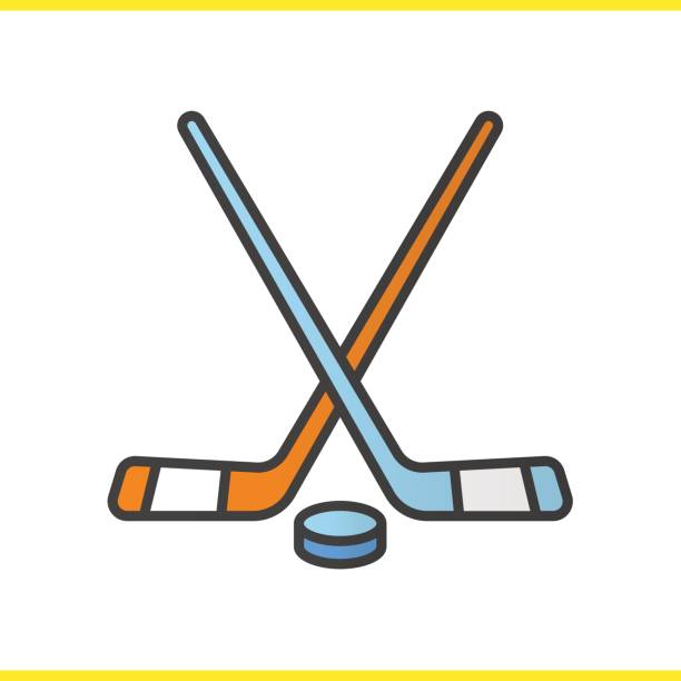 Detail Hockey Stick Clip Art Nomer 33