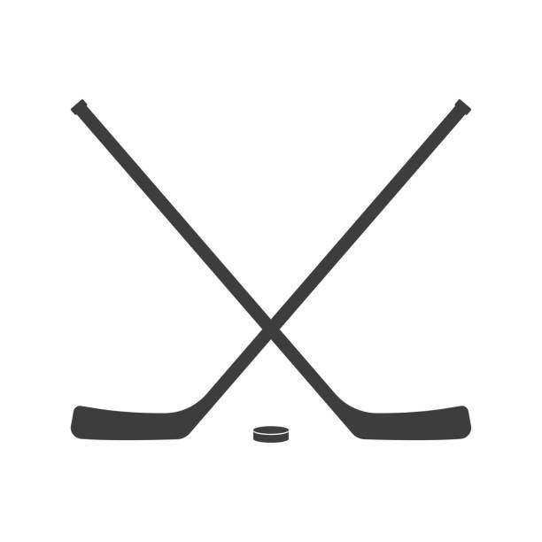 Detail Hockey Sticks Clipart Nomer 2