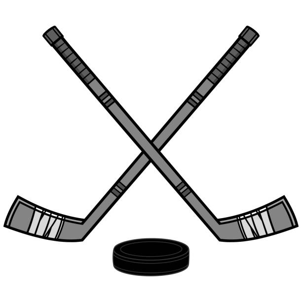 Detail Hockey Sticks Clipart Nomer 4