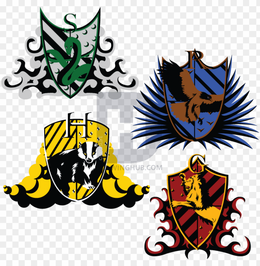 Detail Hogwarts Houses Logo Nomer 22