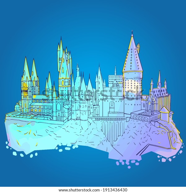 Detail Hogwarts Vector Nomer 32