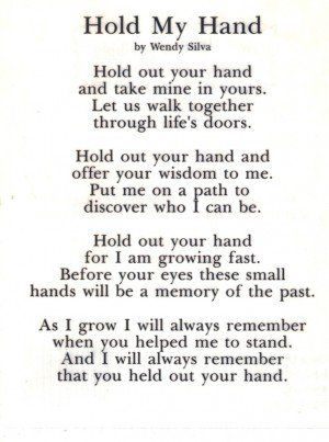 Detail Hold My Hand Daughter Quotes Nomer 2