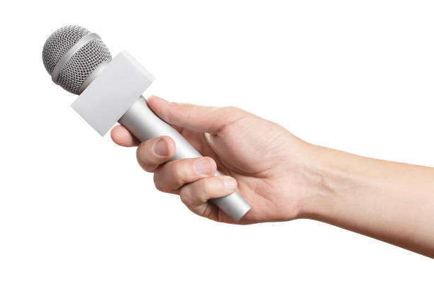 Detail Holding Microphone Png Nomer 7
