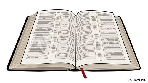 Detail Holy Bible Open Bible Clipart Nomer 47