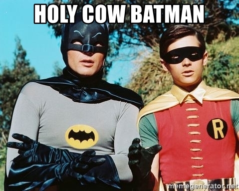 Holy Cow Batman Meme - KibrisPDR