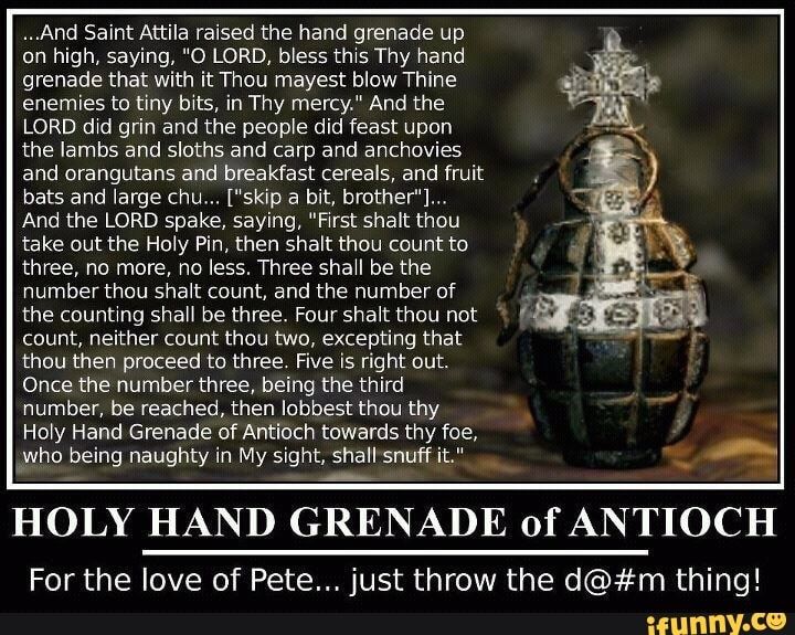 Detail Holy Hand Grenade Meme Nomer 6