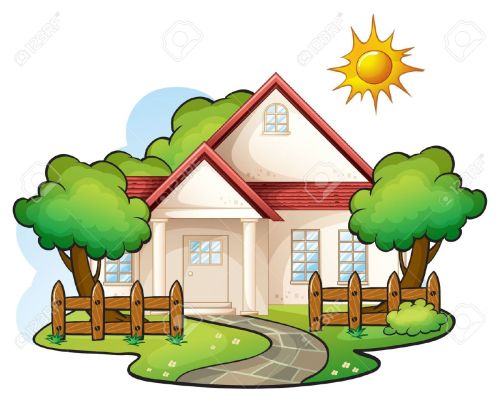 Detail Home Clipart Nomer 7