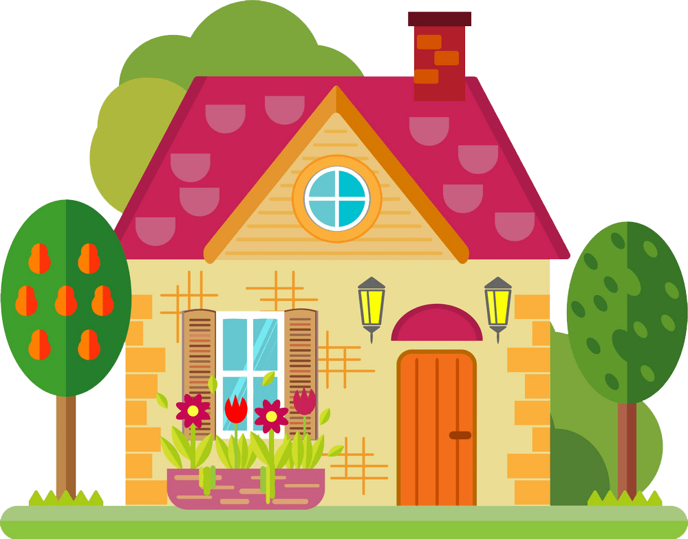 Detail Home Clipart Nomer 8