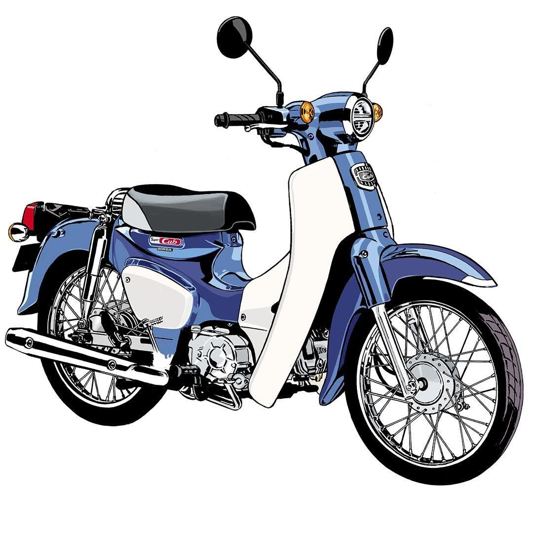 Download Honda C70 Vector Nomer 45