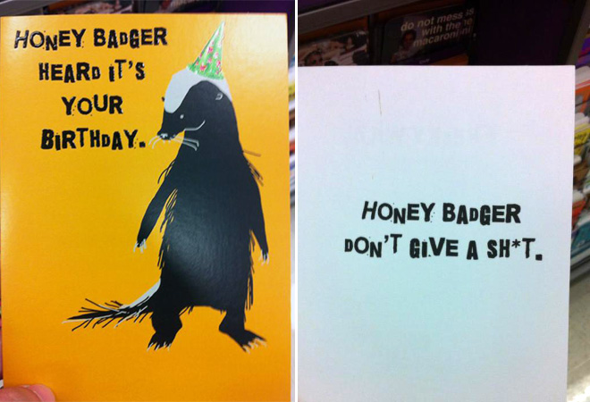 Detail Honey Badger Birthday Meme Nomer 37