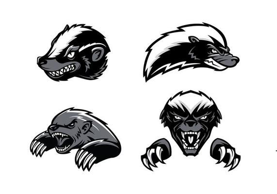 Detail Honey Badger Clip Art Nomer 13