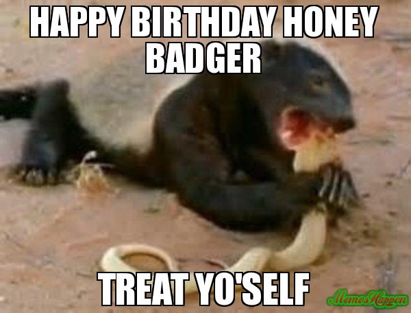 Detail Honey Badger Happy Birthday Nomer 25