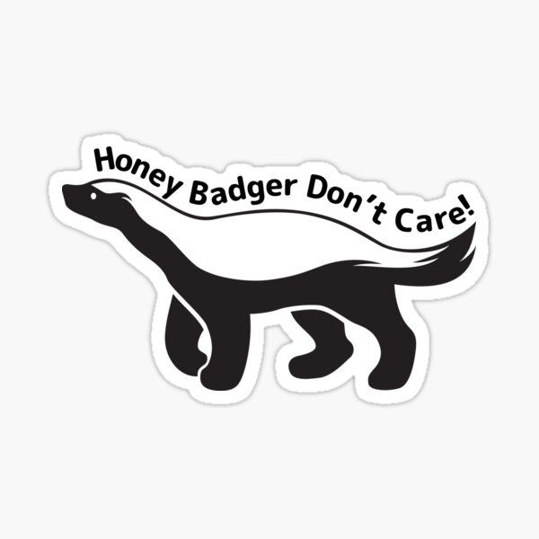 Detail Honey Badger Sticker Nomer 11