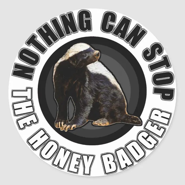 Detail Honey Badger Sticker Nomer 12