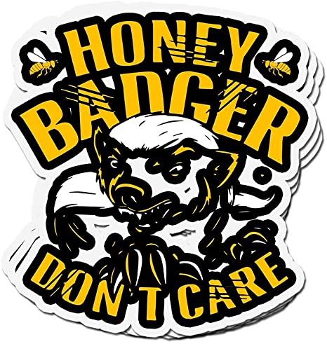 Detail Honey Badger Sticker Nomer 17