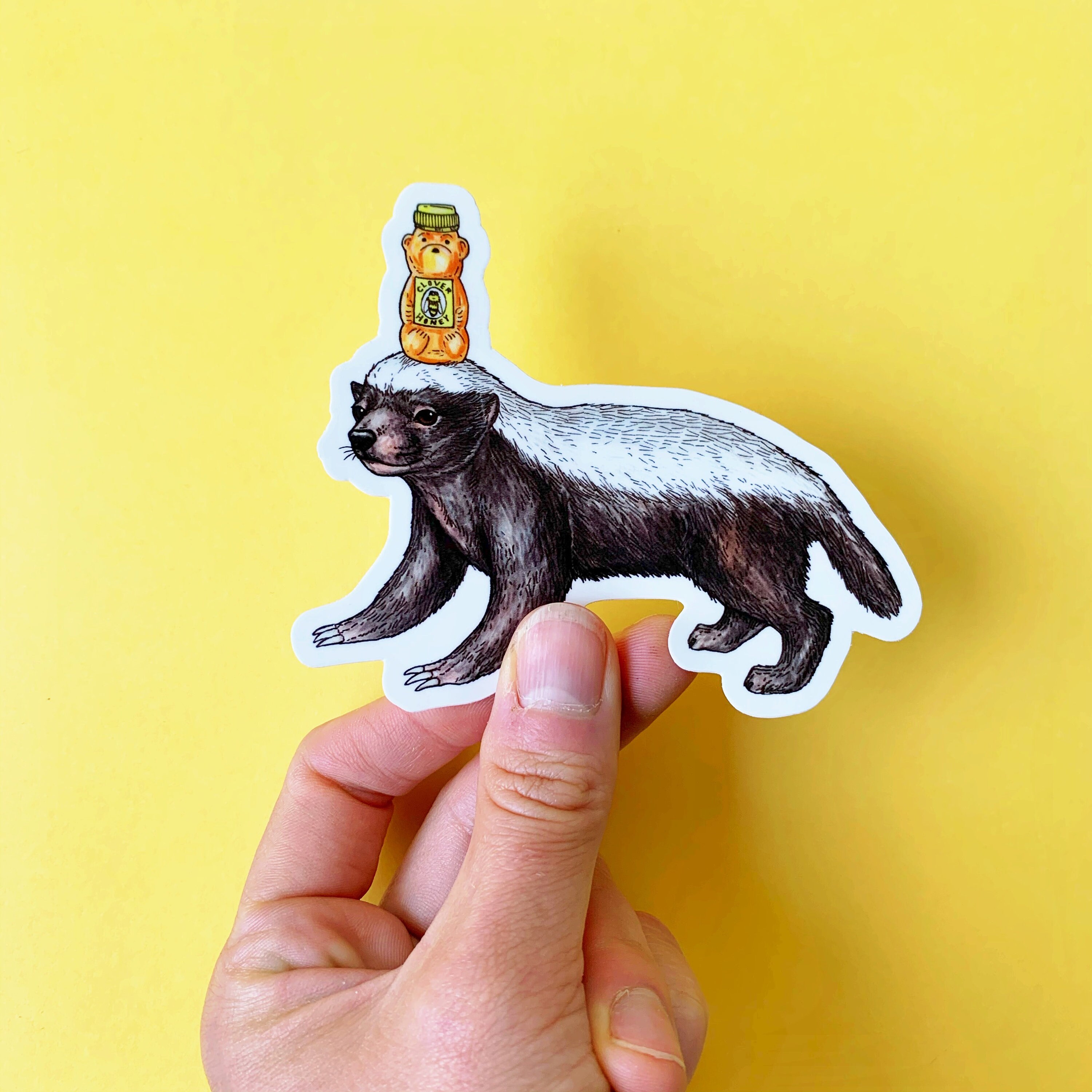 Detail Honey Badger Sticker Nomer 18