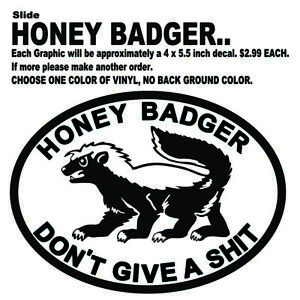 Detail Honey Badger Sticker Nomer 19