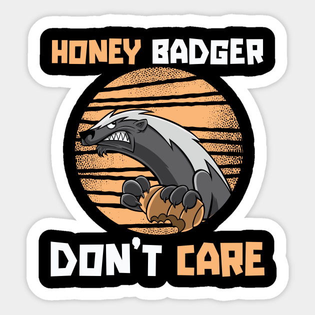 Detail Honey Badger Sticker Nomer 21