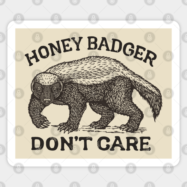 Detail Honey Badger Sticker Nomer 24