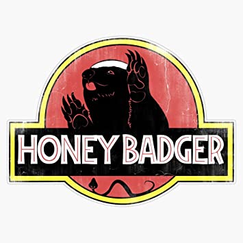 Detail Honey Badger Sticker Nomer 25