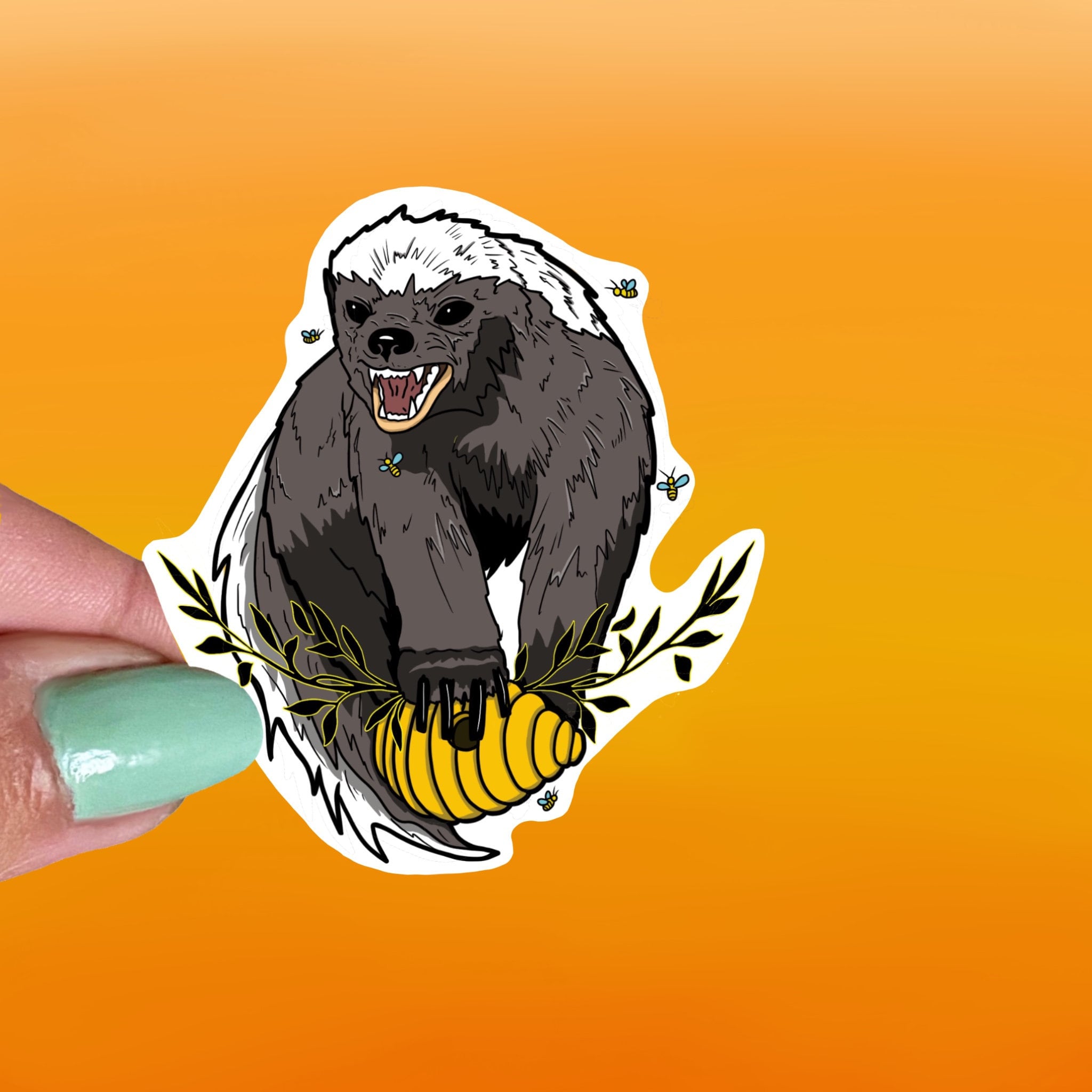 Detail Honey Badger Sticker Nomer 26