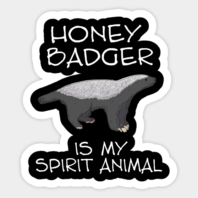 Detail Honey Badger Sticker Nomer 28
