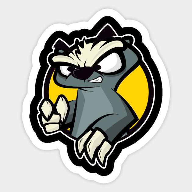 Detail Honey Badger Sticker Nomer 5