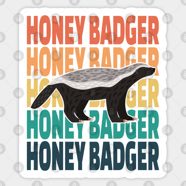 Detail Honey Badger Sticker Nomer 45