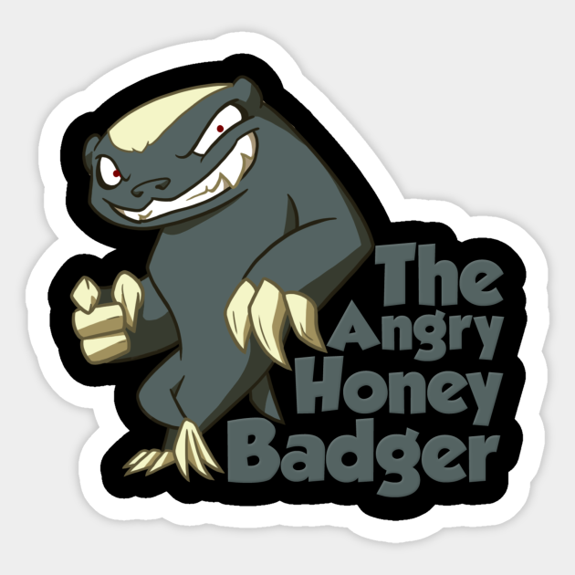 Detail Honey Badger Sticker Nomer 53
