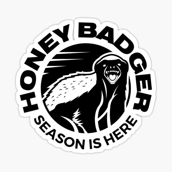 Detail Honey Badger Sticker Nomer 55