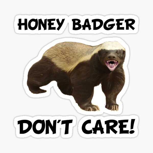 Detail Honey Badger Sticker Nomer 9