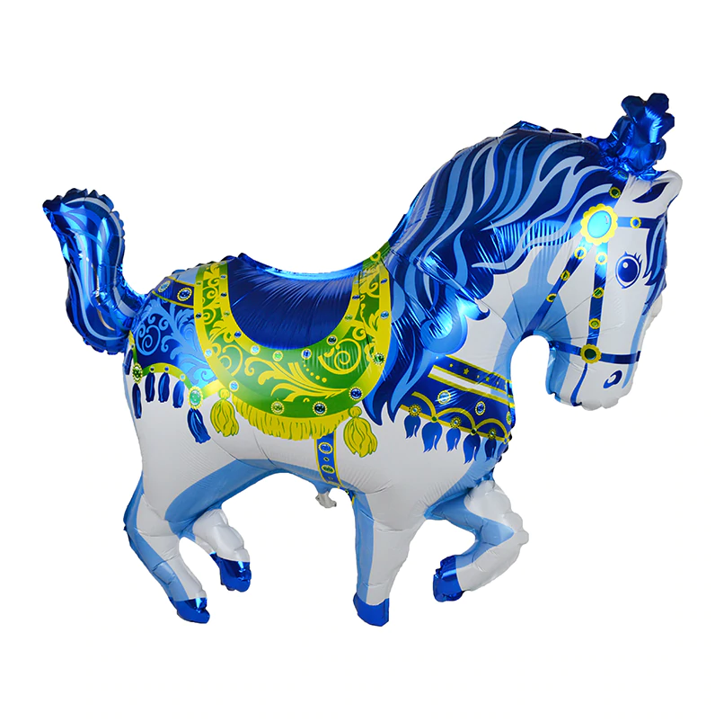 Detail Blaues Pony Nomer 6