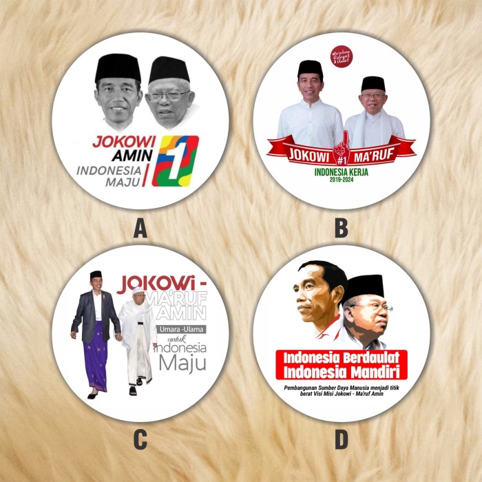 Detail Desain Jokowi Ma Ruf Amin Nomer 44