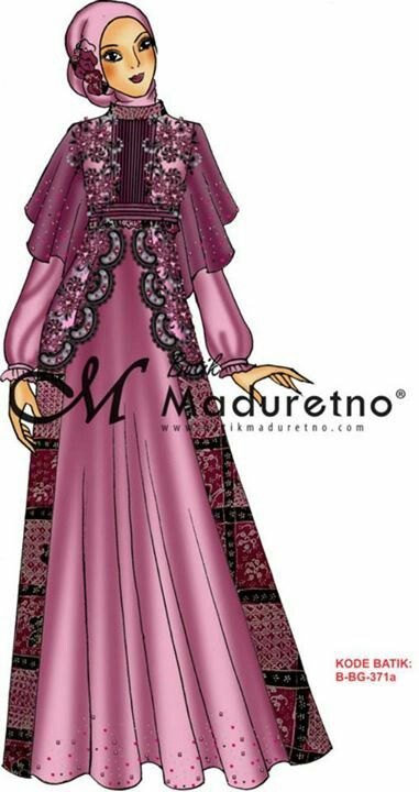 Detail Desain Jubah Muslimah Nomer 36