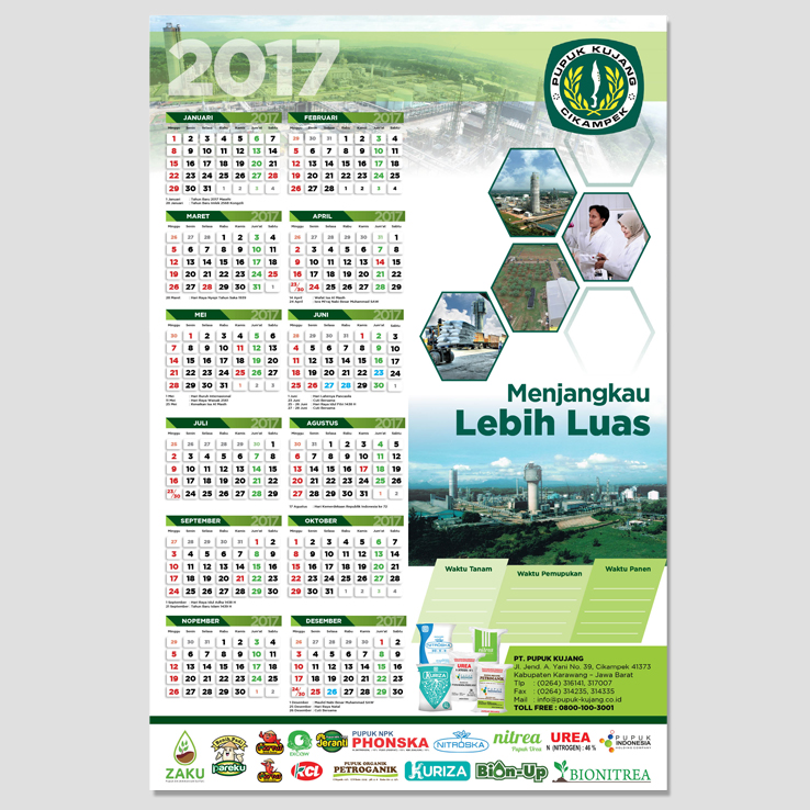 Detail Desain Kalender 1 Tahun Nomer 2