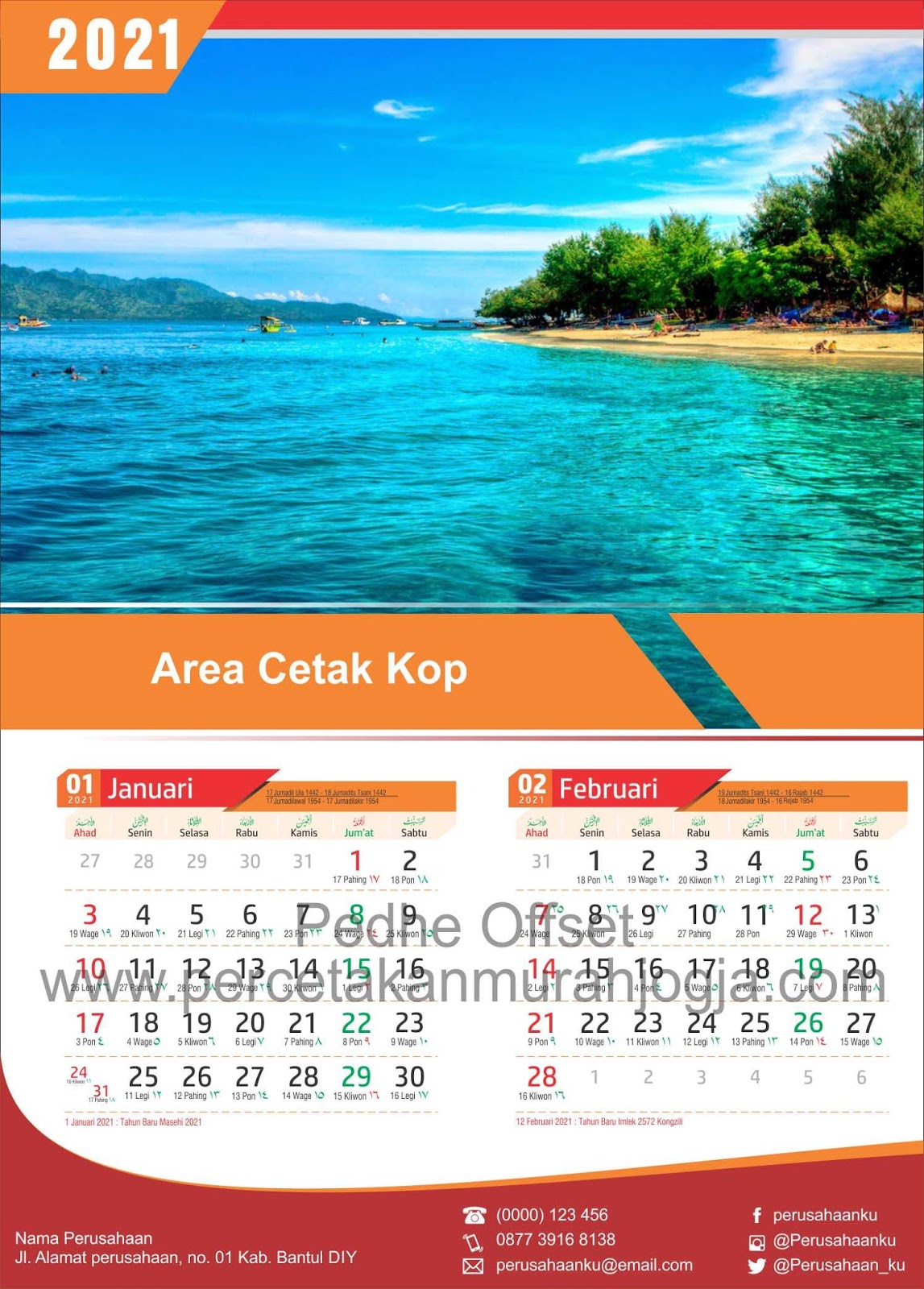 Detail Desain Kalender 1 Tahun Nomer 31