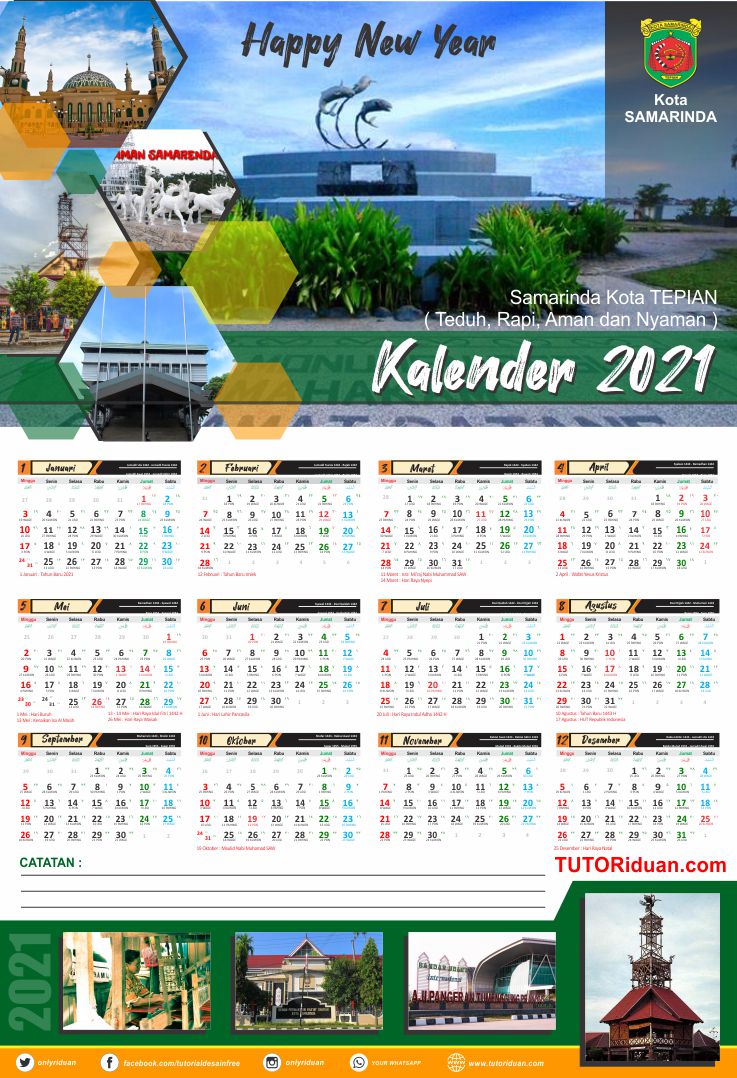 Download Desain Kalender 1 Tahun Nomer 56
