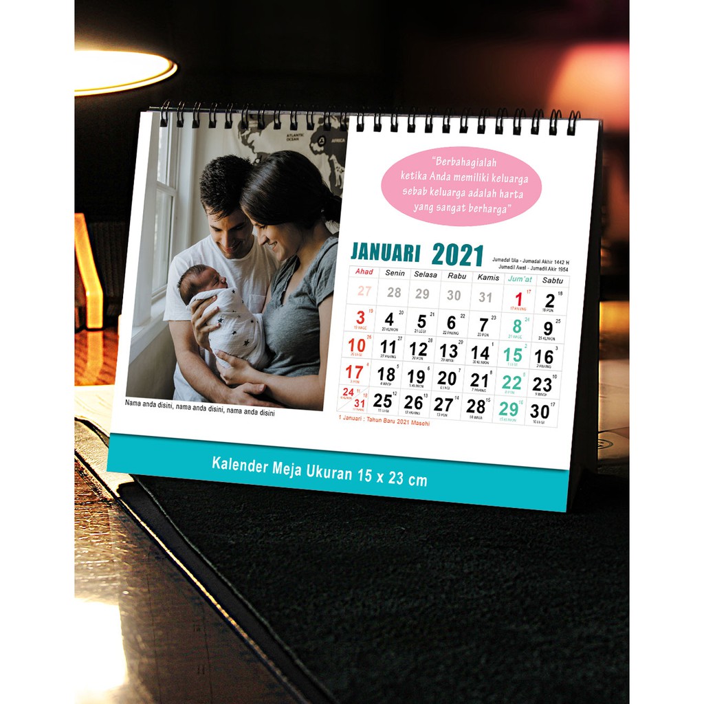 Detail Desain Kalender 2021 Nomer 12