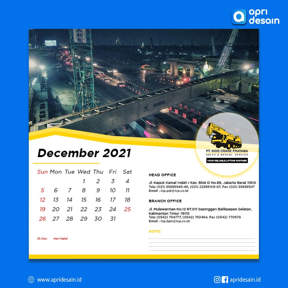 Detail Desain Kalender 2021 Nomer 25