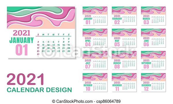 Detail Desain Kalender 2021 Nomer 33