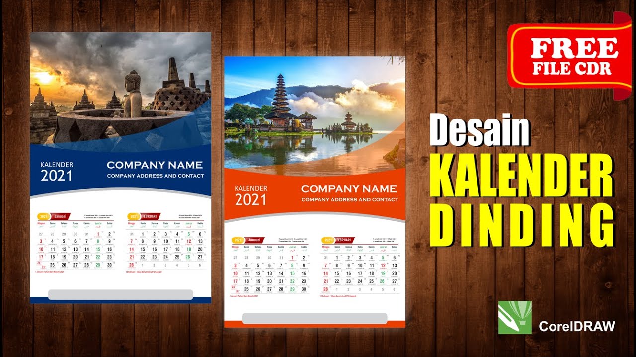 Detail Desain Kalender Dinding Nomer 18