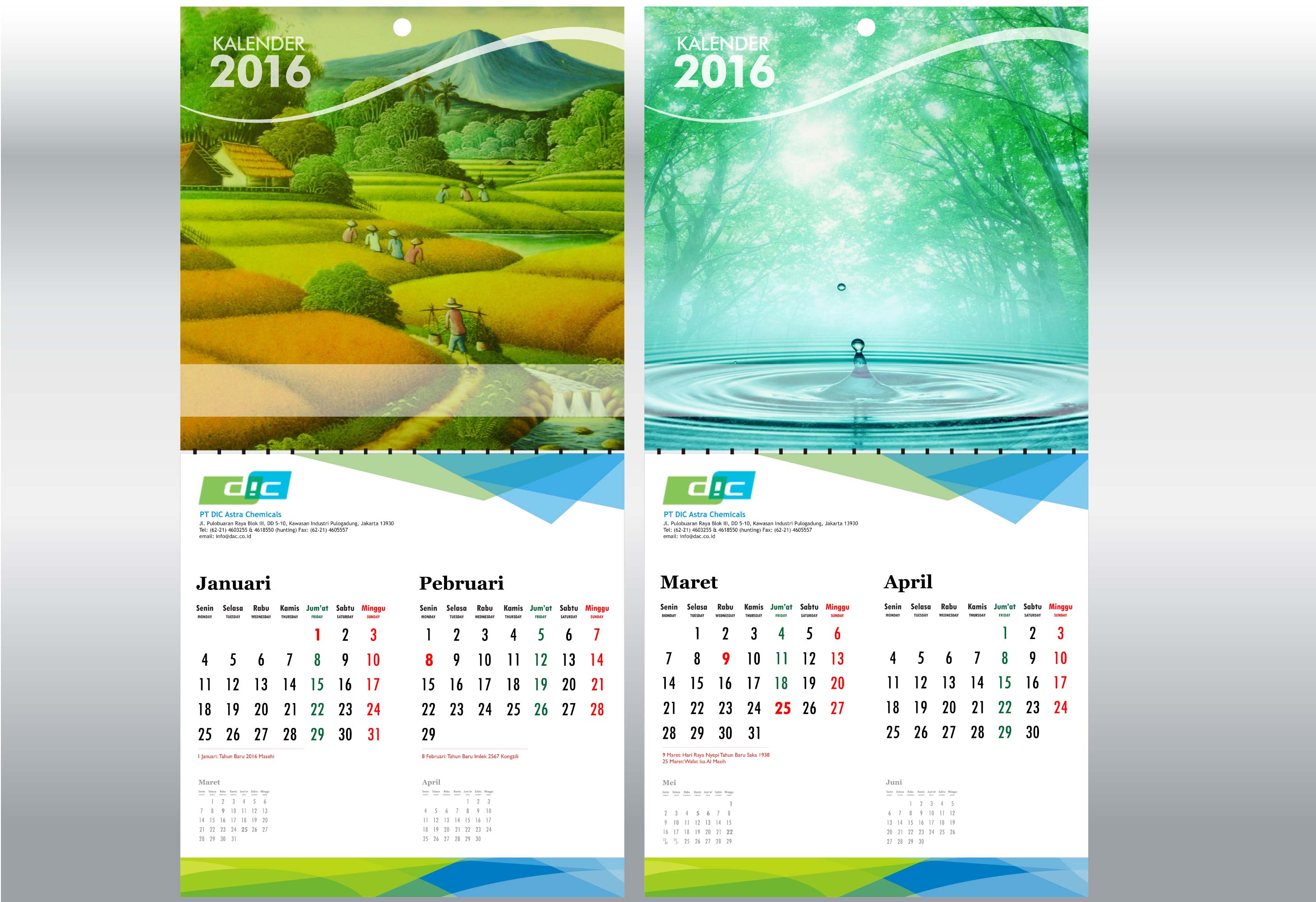 Detail Desain Kalender Dinding Elegan Nomer 54