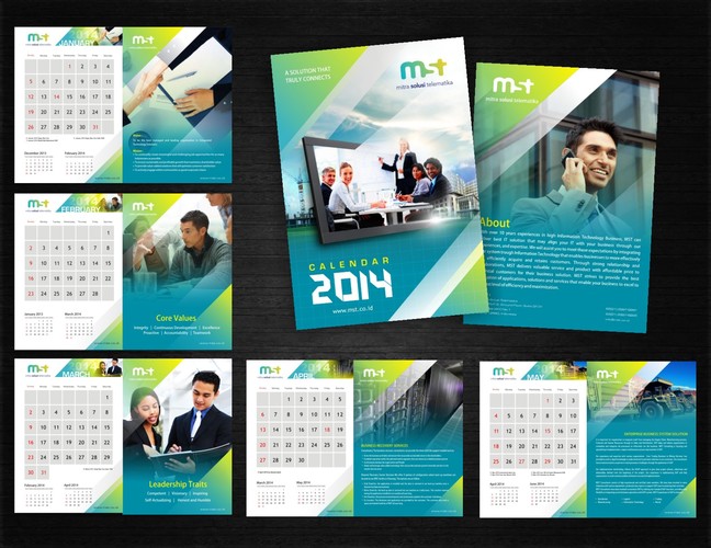 Detail Desain Kalender Elegan Nomer 20