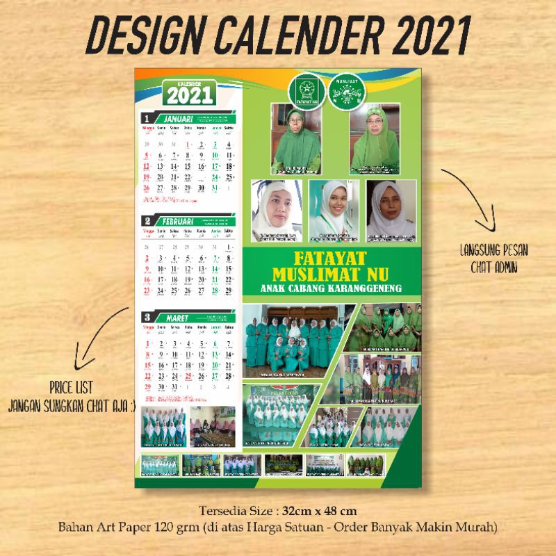 Detail Desain Kalender Elegan Nomer 39